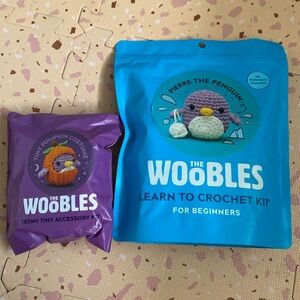 The Woobles Crochet Kit: Pierre the Penguin and Pumpkin Costume